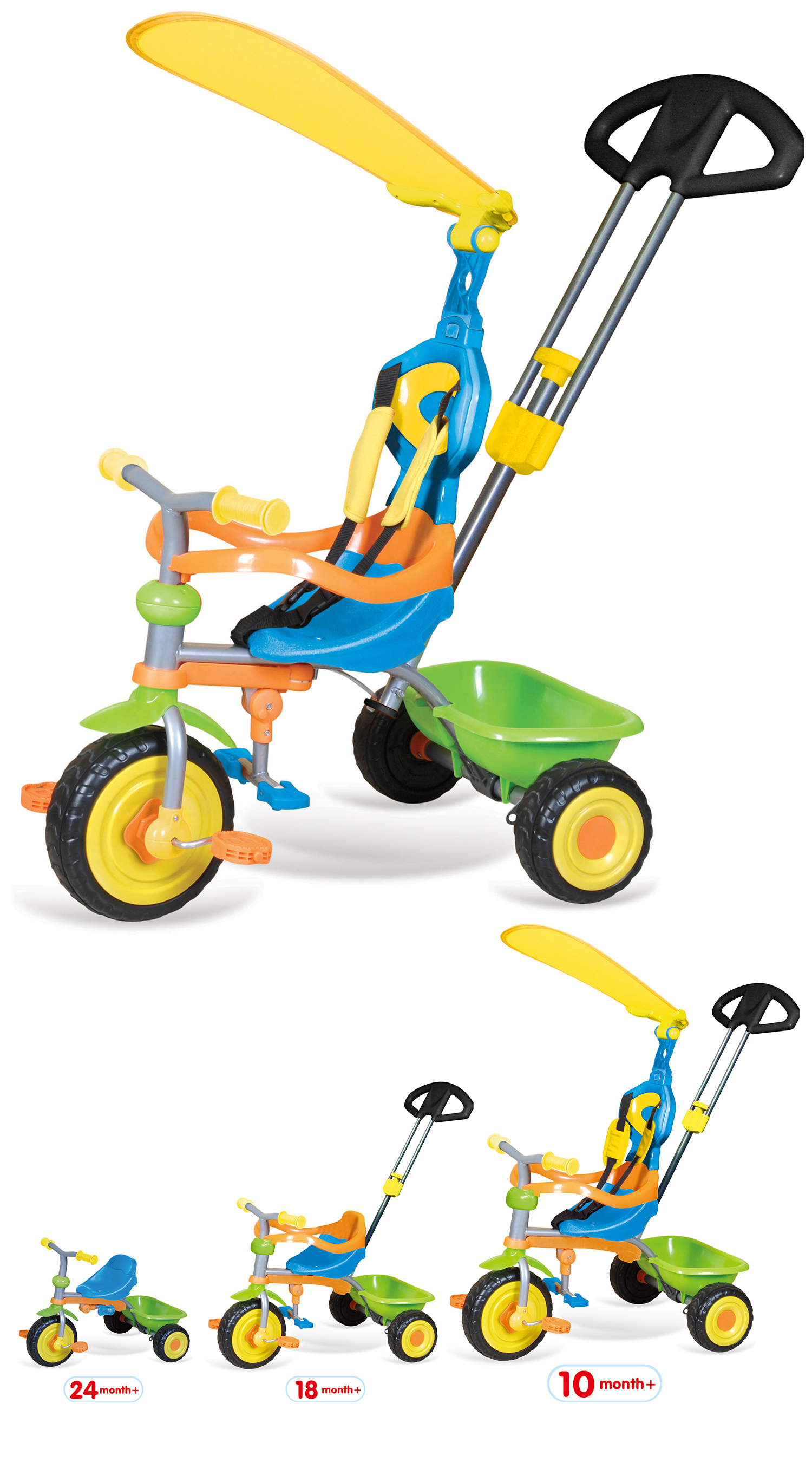 Vivo Childrens / Kids / Girls Trike Tricycle Bike Steering Wheel