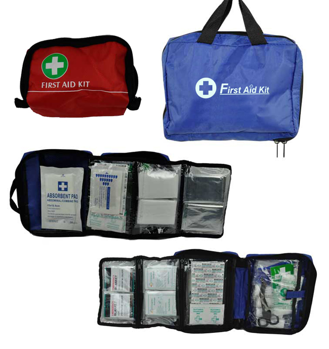 DELUXE FIRST AID KIT 33 / 70 PIECE CAR MOTORIST HOLIDAY CAMPING HIKING