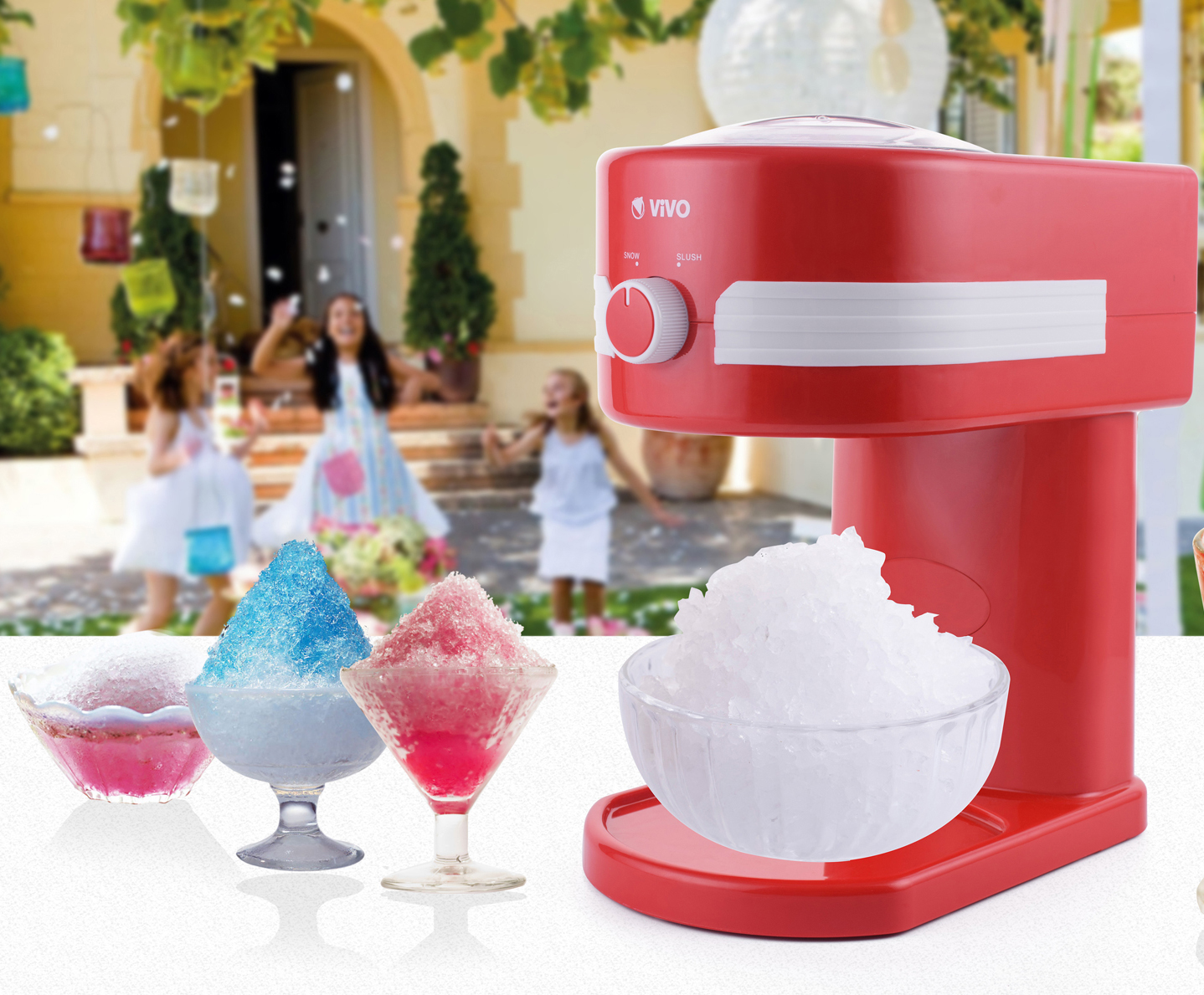 Retro Slushy Maker Machine Kit Make Slush Snow Cones Slushie Ice Cold Drink eBay
