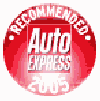 TomTom ONE receives the Auto Express Recommended a