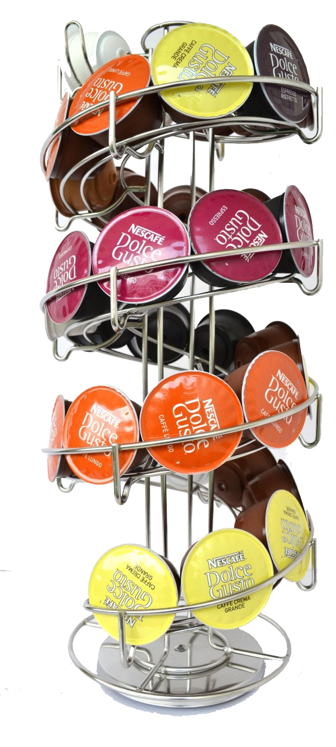 Nespresso Tassimo Dolce Gusto Coffee Pod Capsule Holder Storage Stand Tower