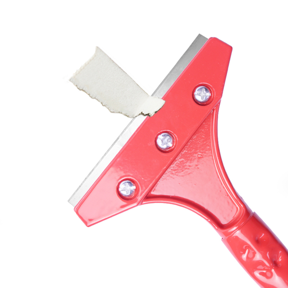 4" Heavy Duty Deluxe Wallpaper & Paint Scraper + 5 Blades Grip Handle