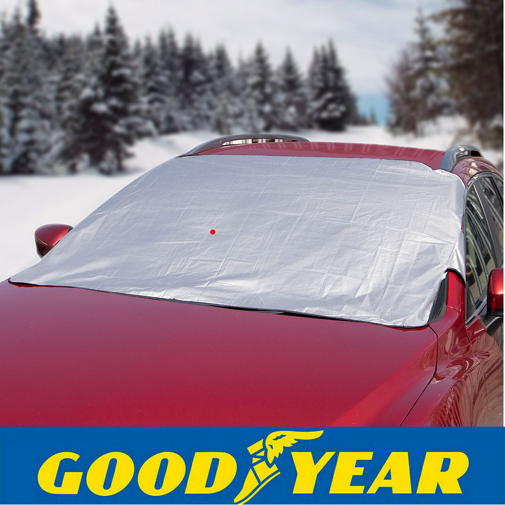 thumbnail image 2 of Goodyear Magnetic Windscreen Cover – Protect Car Windshield From Snow & Frost – 150x120cm 2 of 4