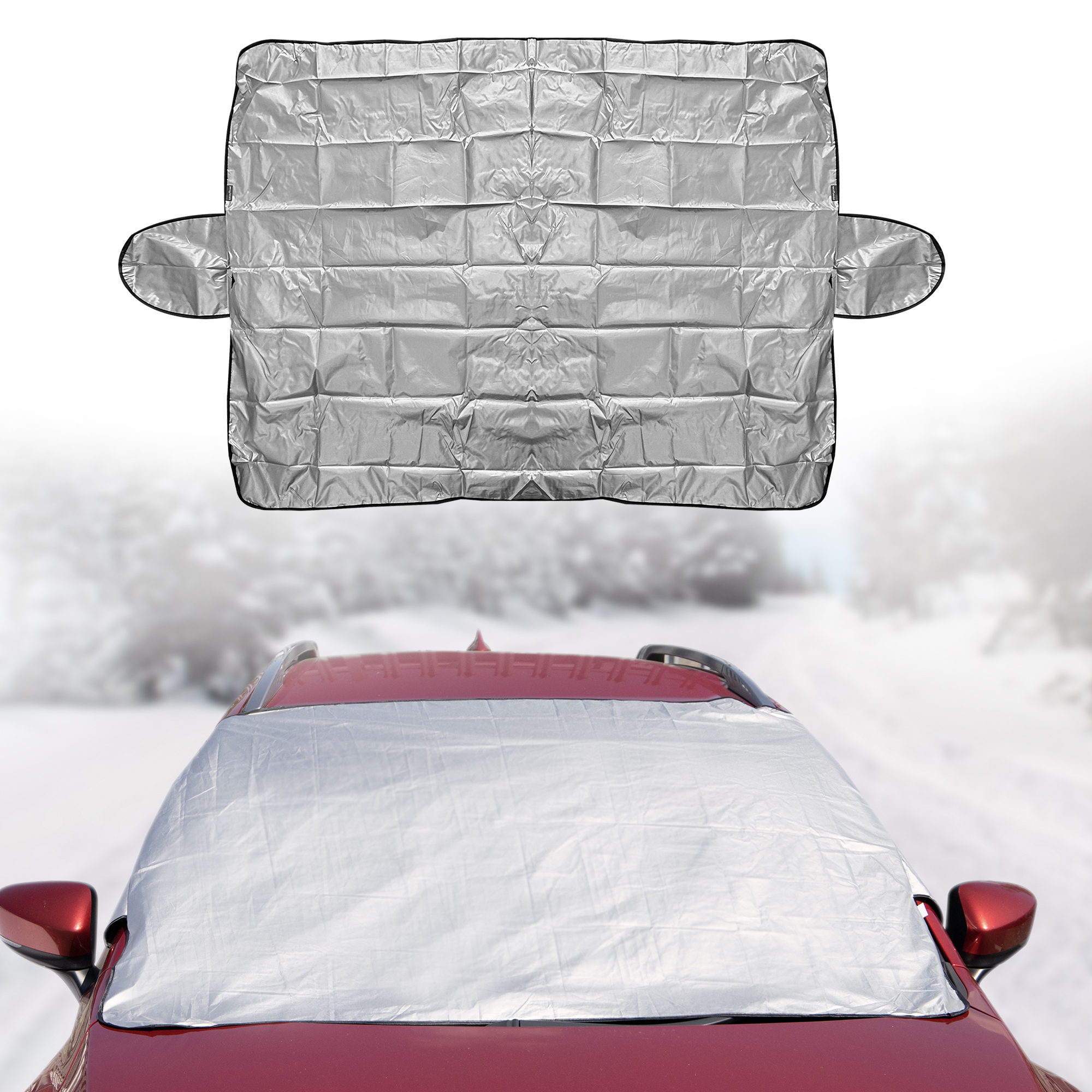Goodyear Magnetic Car Windscreen Cover, Protect Snow Frost Freezing  Windshield