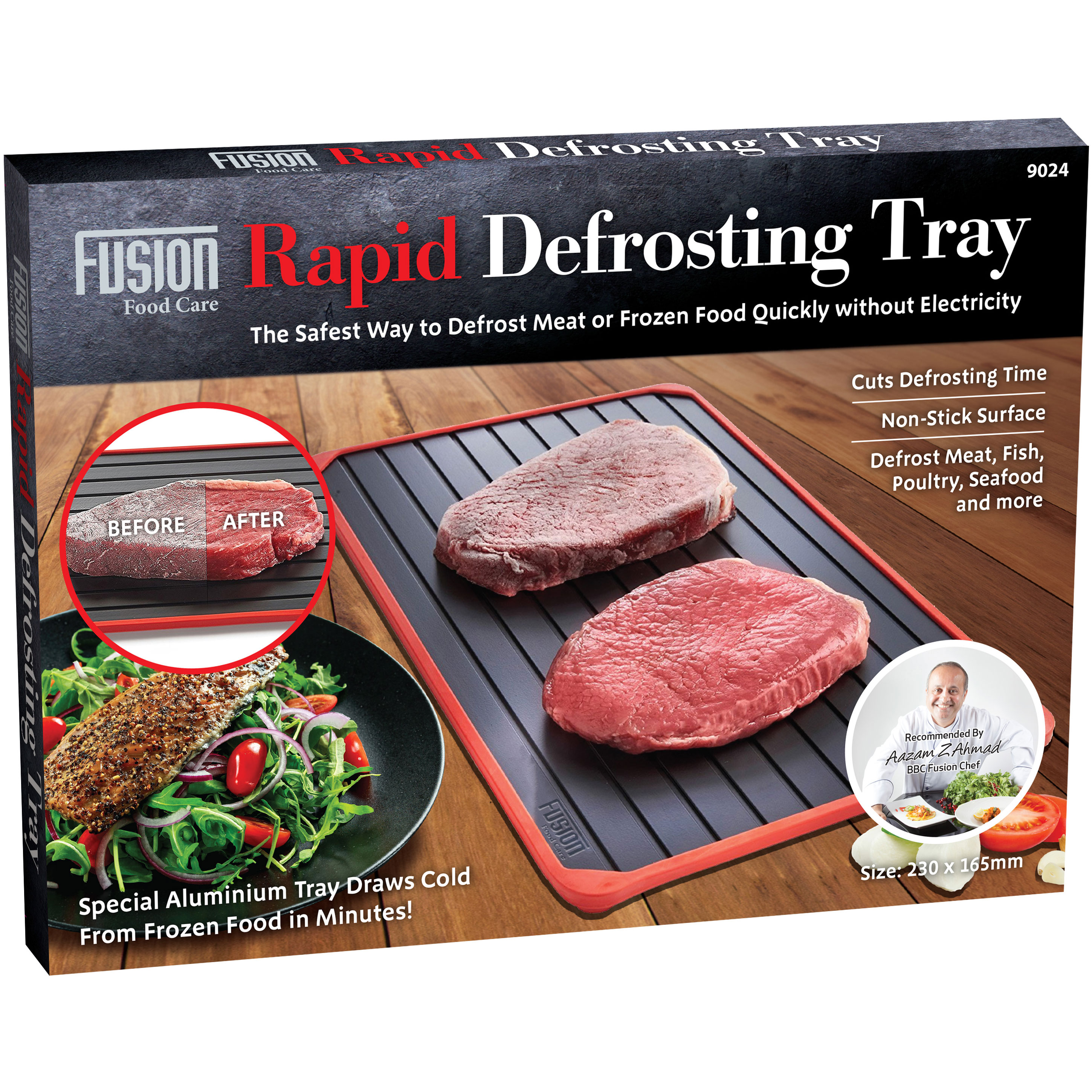 Quick Defrost Tray Rapid Thaw Plate Board for Defrosting Meat Frozen