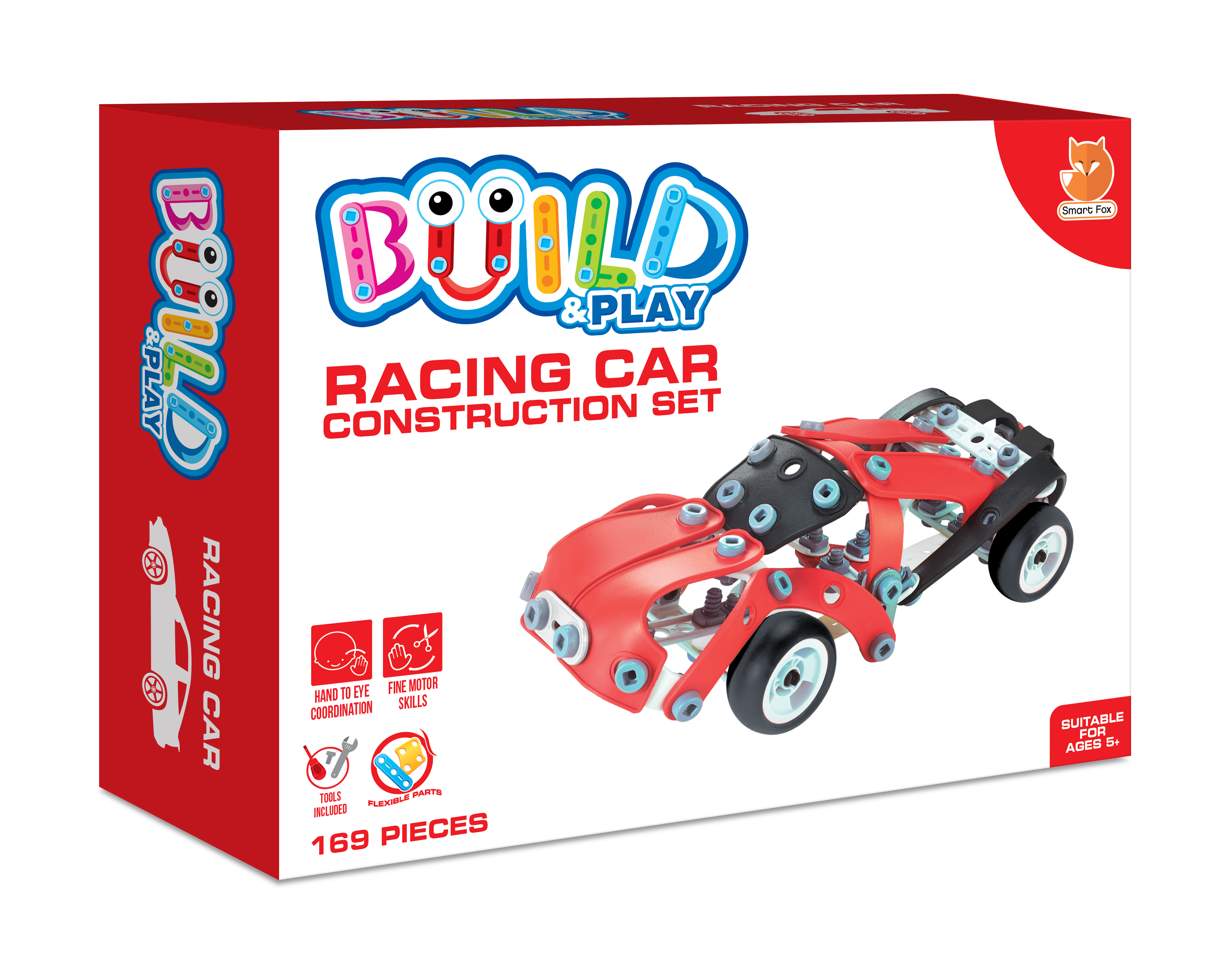 Racing Car Construction Set Build and Play Children Fun Activity Kids