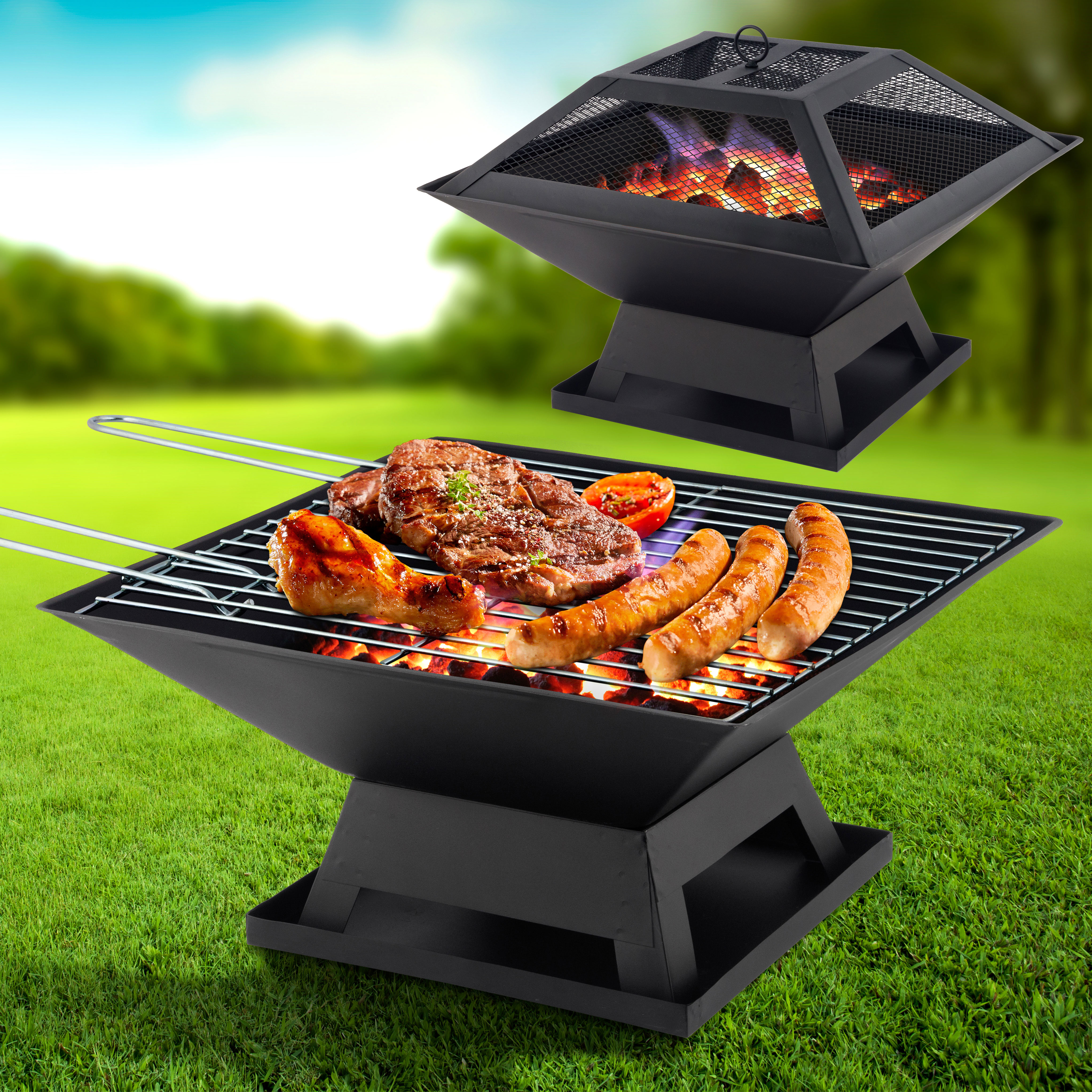 BBQ Grill | Fire Pit | Garden Heater| Great for Camping ...