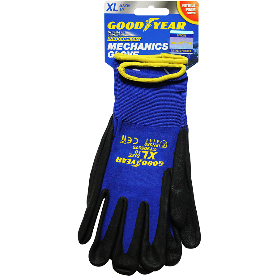 nitrile foam gloves