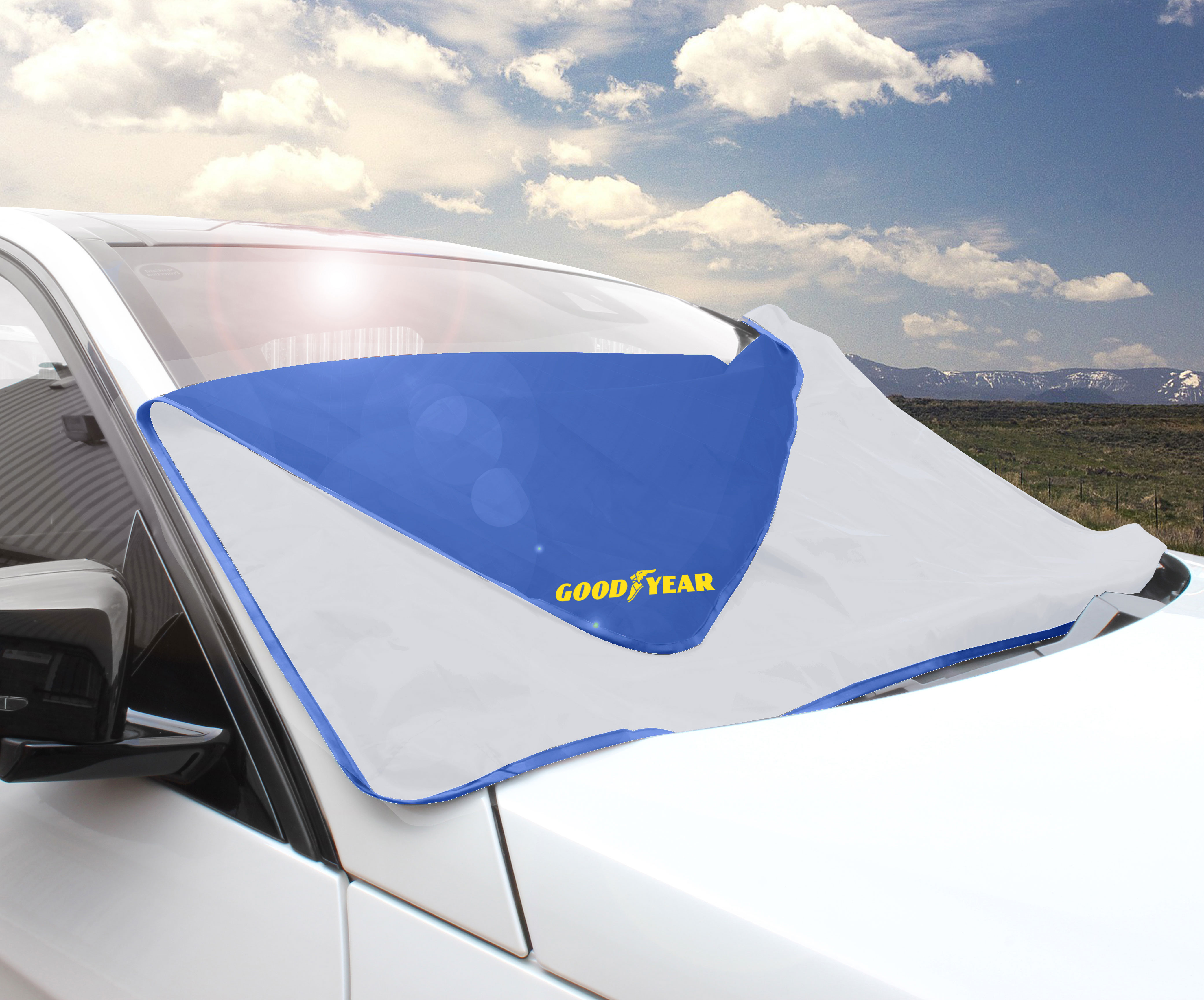 Goodyear Car Windscreen Cover Ice Frost Shield Snow Dust