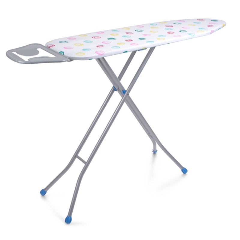 Folding Metal Ironing Board Vibrant Modern Cover Iron Rack Non Slip