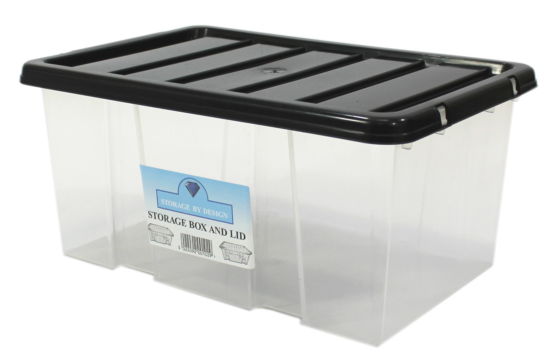 Quality Plastic Storage Boxes Clear Box With Lids Home Office Kitchen