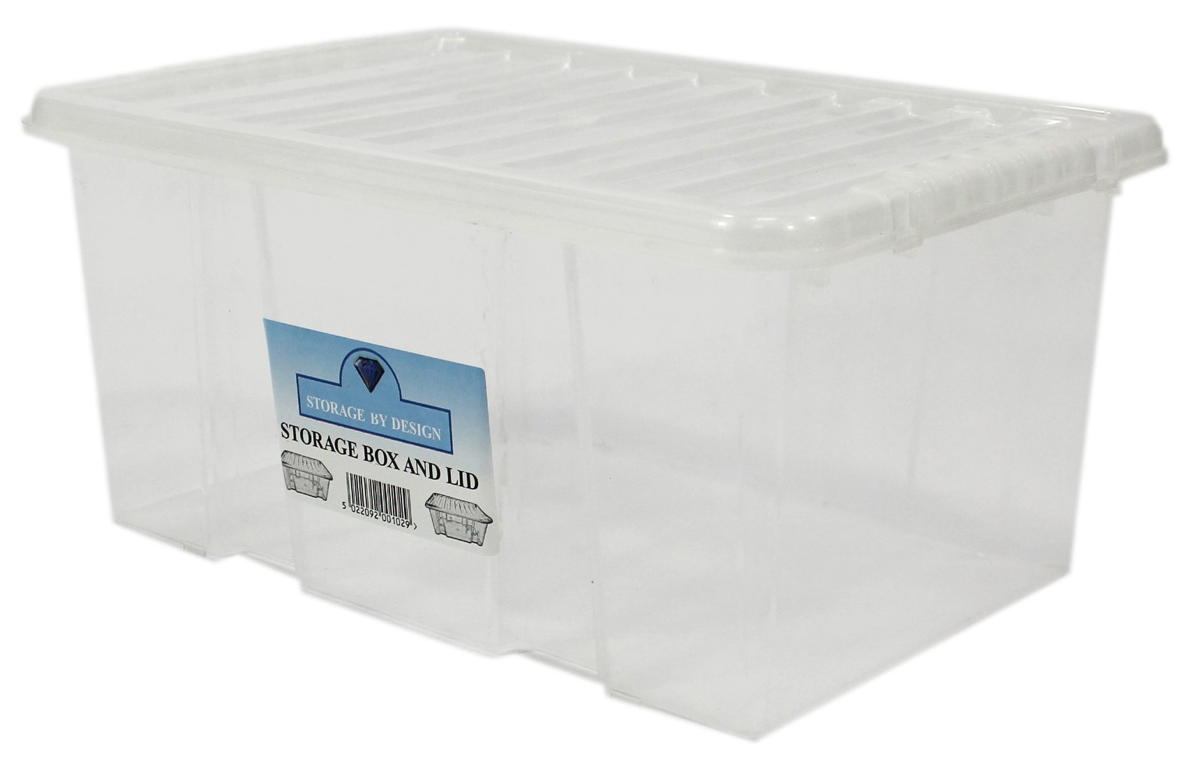 Quality Plastic Storage Boxes Clear Box With Lids Home Office Kitchen Stackable eBay