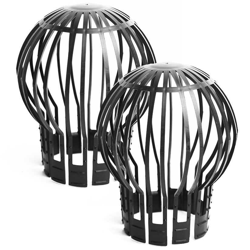 2 x Drainpipe Gutter Leaf Filter Guard Down Pipe Debris Moss Balloon Protection