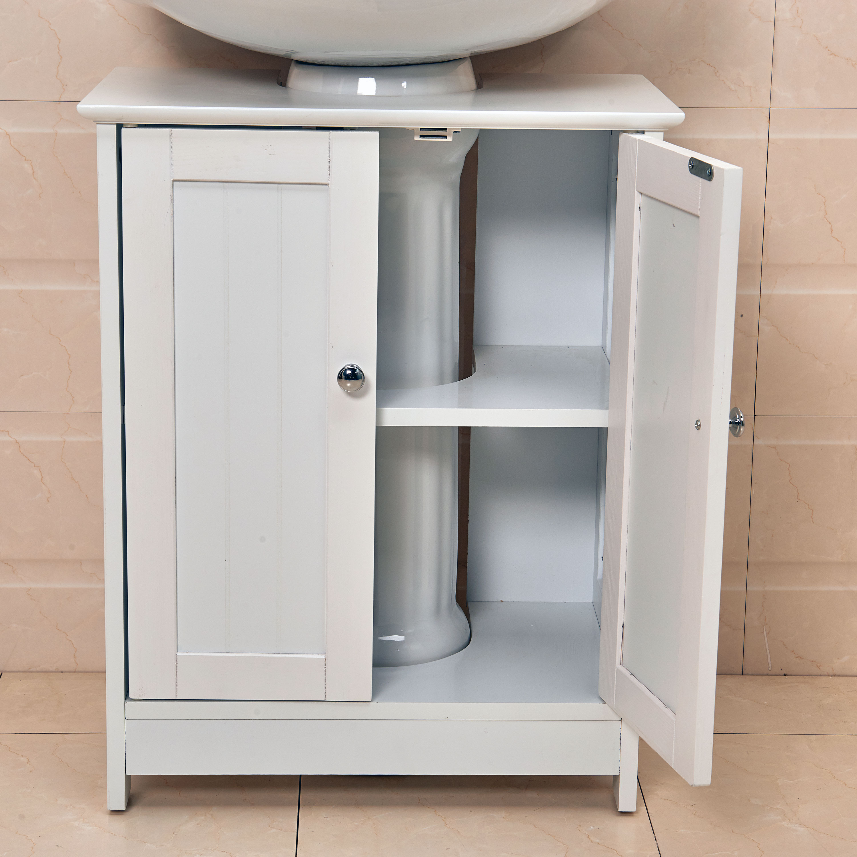Undersink Bathroom Cabinet Cupboard Vanity Unit Under Sink Basin