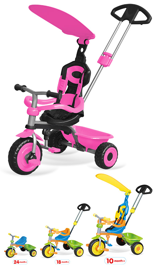 pink trike bike